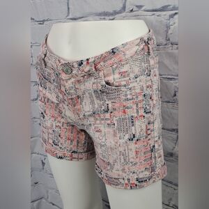 Scotch & Soda Maison Scotch Women's Pioneer Denim Jean Shorts Artistic Print 27